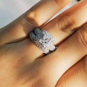 Sterling silver set ring